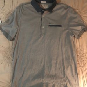 Men's Penguin Collared Shirt - Medium